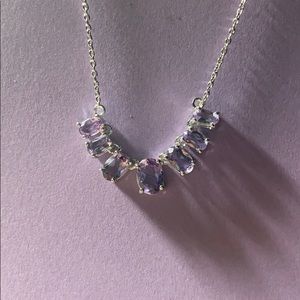 Purple Sapphire Necklace